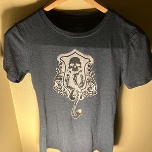 Harry Potter Women’s Death Eaters Mark Tee Color Gray Size Medium